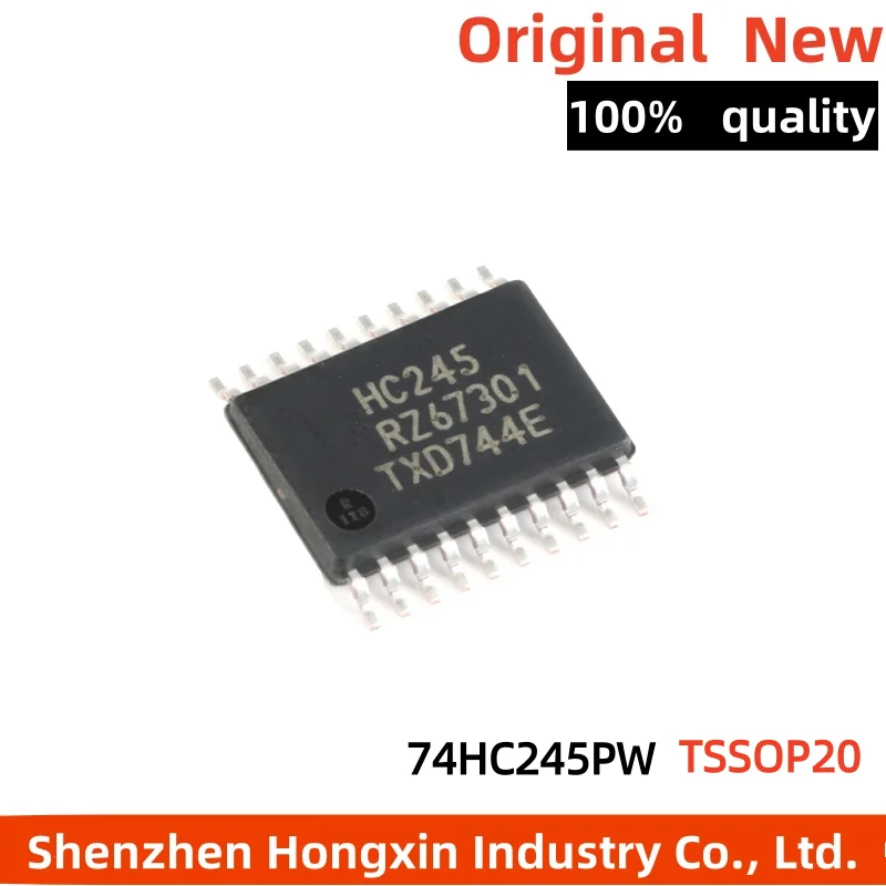 

10 pieces of 74HC245 74HC245PW TSSOP20 HC245 tri state output eight bus transceiver chips