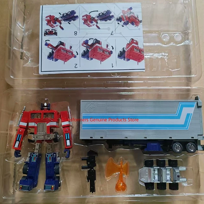 

In stock Transformer KC-01 Optimus Prime Some alloys G1 series ko Assembly figure Popular toys Children's gifts Promotional