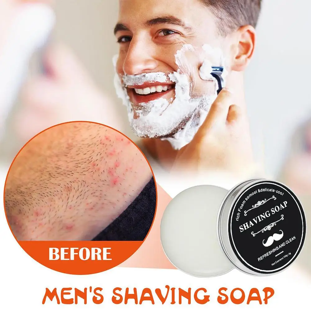 Multifunktionale Pflegende Rasieren Handgemachte Seife Pinsel männer Rasieren Seife Bio-schaum Rasieren Creme Für Männer Gesicht Freshnes K7K5