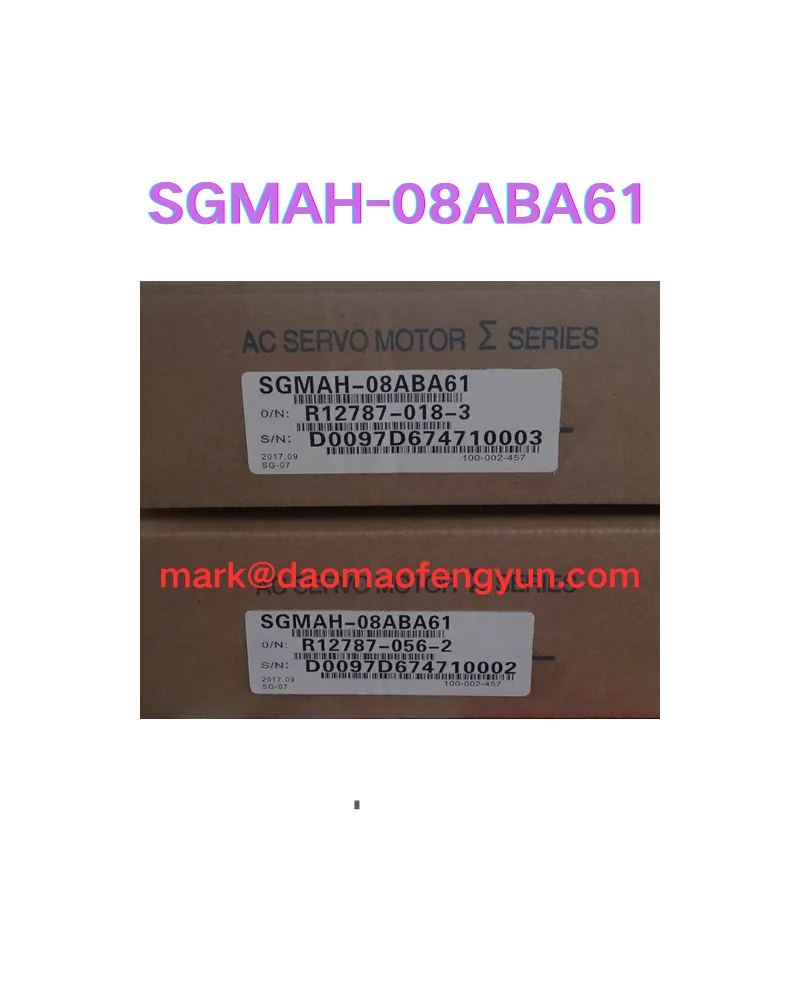 

SGMAH-08ABA61 New servo motor, fast delivery, DHL/FEDEX/UPS