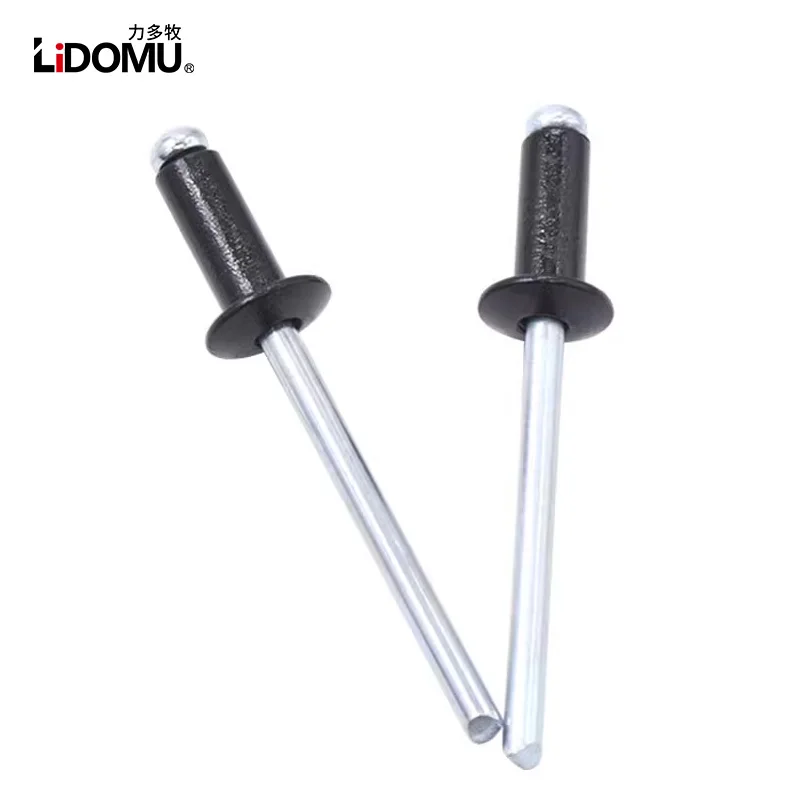 30/50pcs Aluminium Dome Head 2.4mm 3.2mm 4.0mm 4.8mm Black Blind Rivet