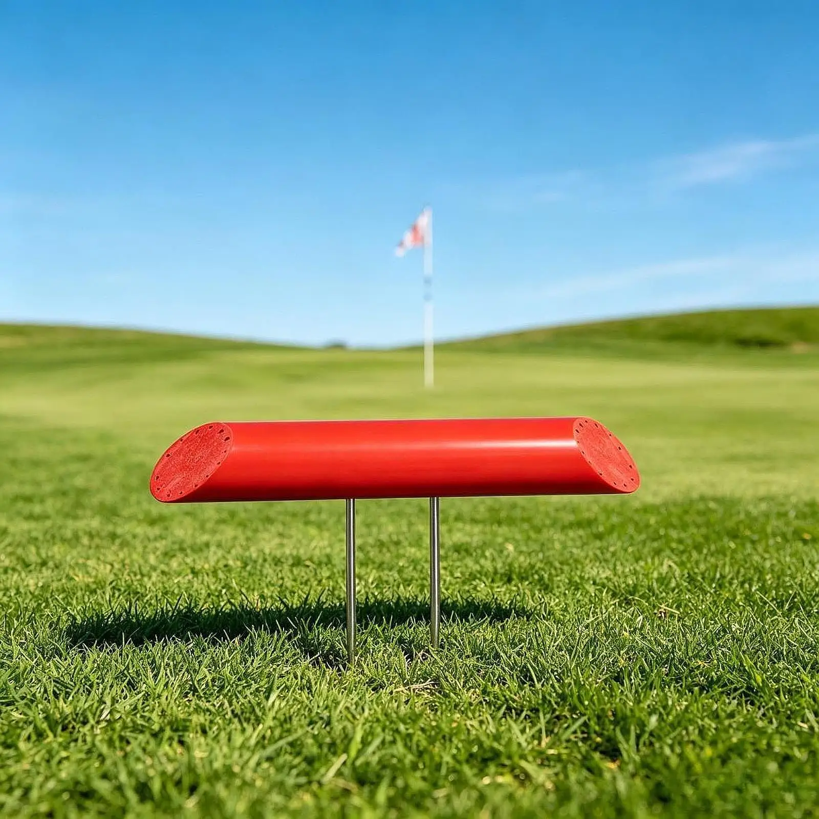 Golf Tee Marker Plastic Visibility Outdoor Golf Marker for Park Golf Supplies and Practice Sessions