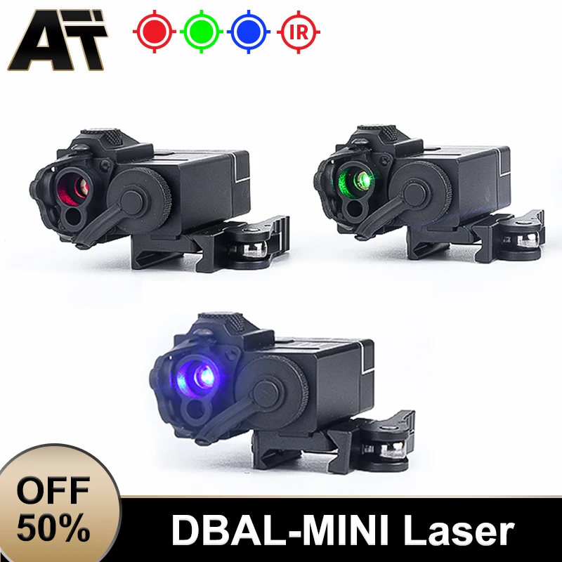 

WADSN Airsoft Metal DABL-Mini Laser Pointer IR Red Blue Green Dot Laser With Pressure Switch Hunting Weapon Light Fit 20mm Rail