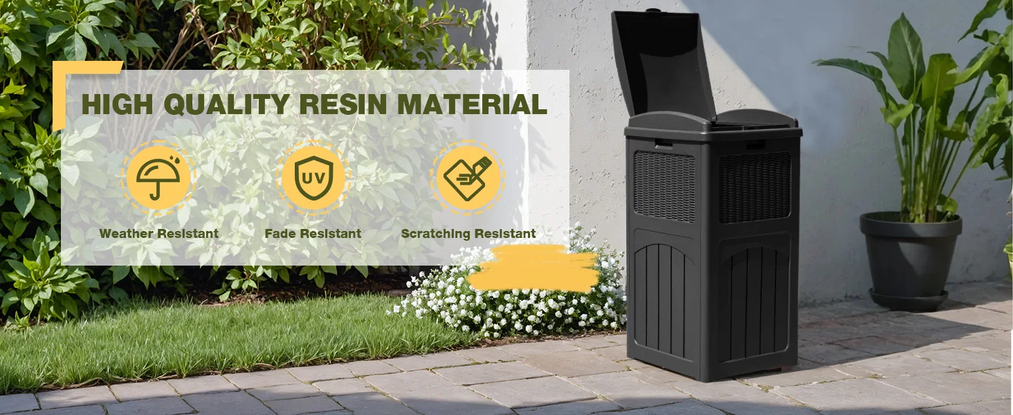 33 Gallon trash can