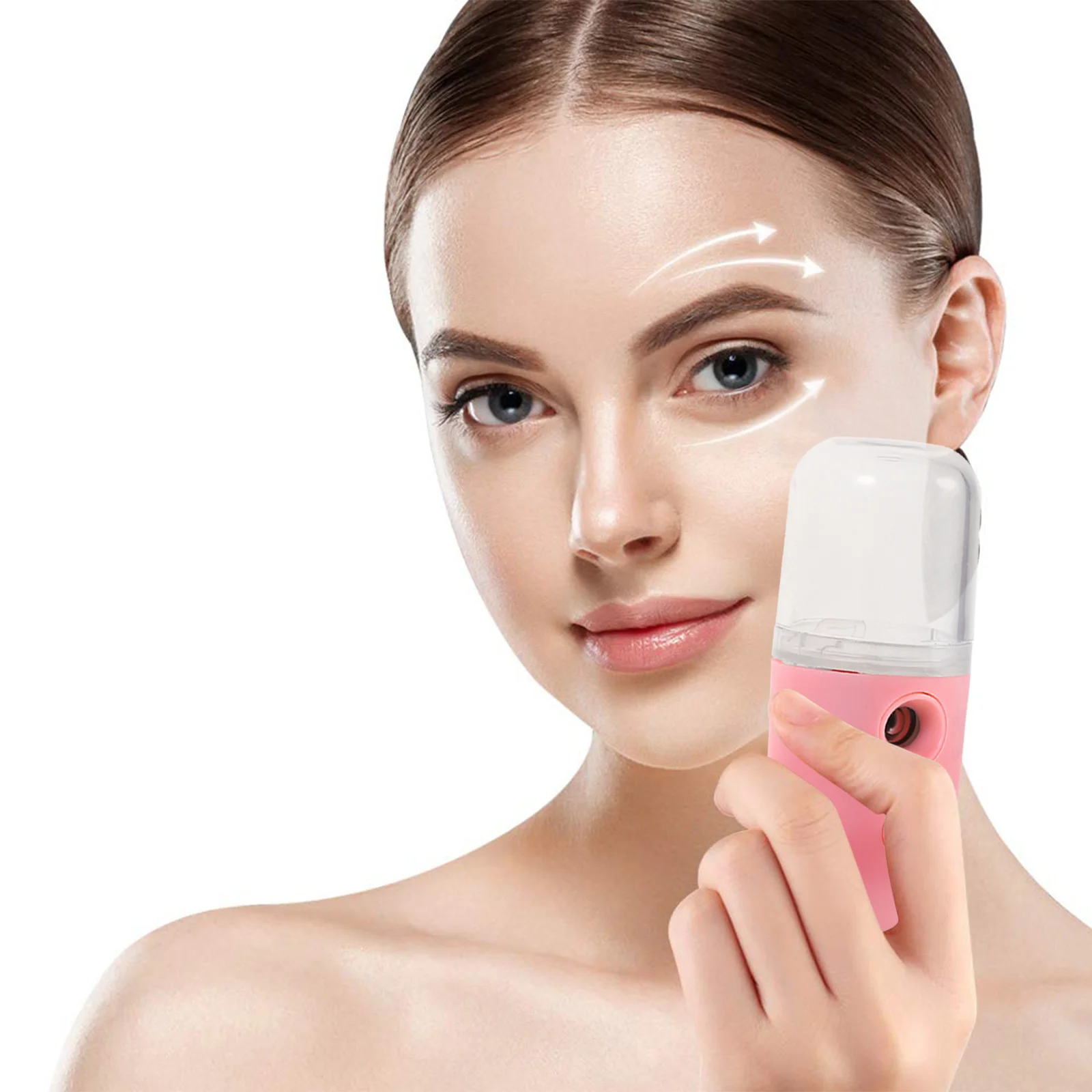 USB شحن صغير محمول نانو ميست جهاز البخار للوجه الوردي يده الوجه البخاخ رذاذ جهاز ترطيب العناية بالمكياج #1