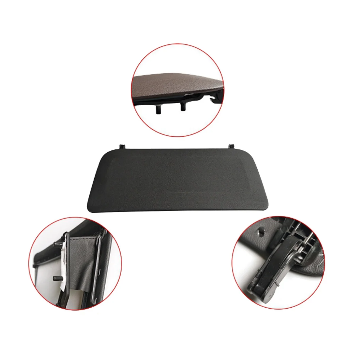 Car Seat Back Panel Leather Backrest Storage Pocket Cover for BMW 5 6 7 Series G30 G38 2018-2023 G12 G32 Black