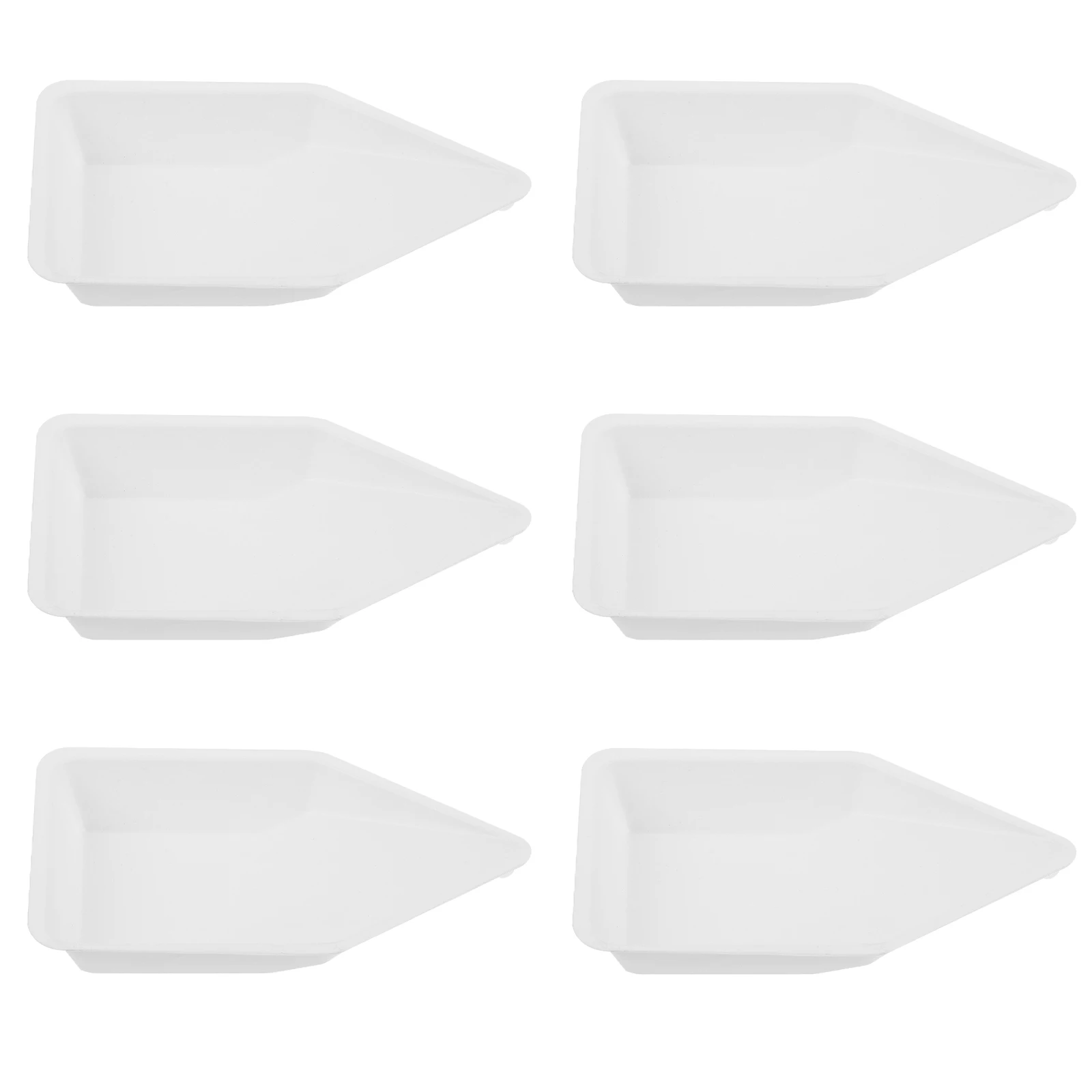 

10pcs Weighing Boat Plastic Measuring Trays Lightweight Anti Static Non Stick Disposable Mixing Liquid Powder