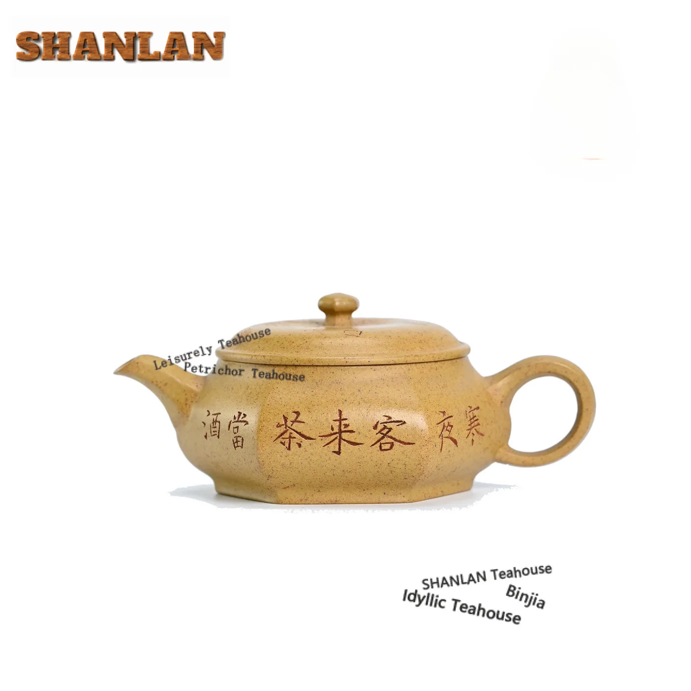 240ml Elegant Yixing Purple Clay Teapots Handmade Hexagonal Ming Furnace Pot Raw Ore Dragon Bone Gold Sand Mud Kettle Zisha Tea