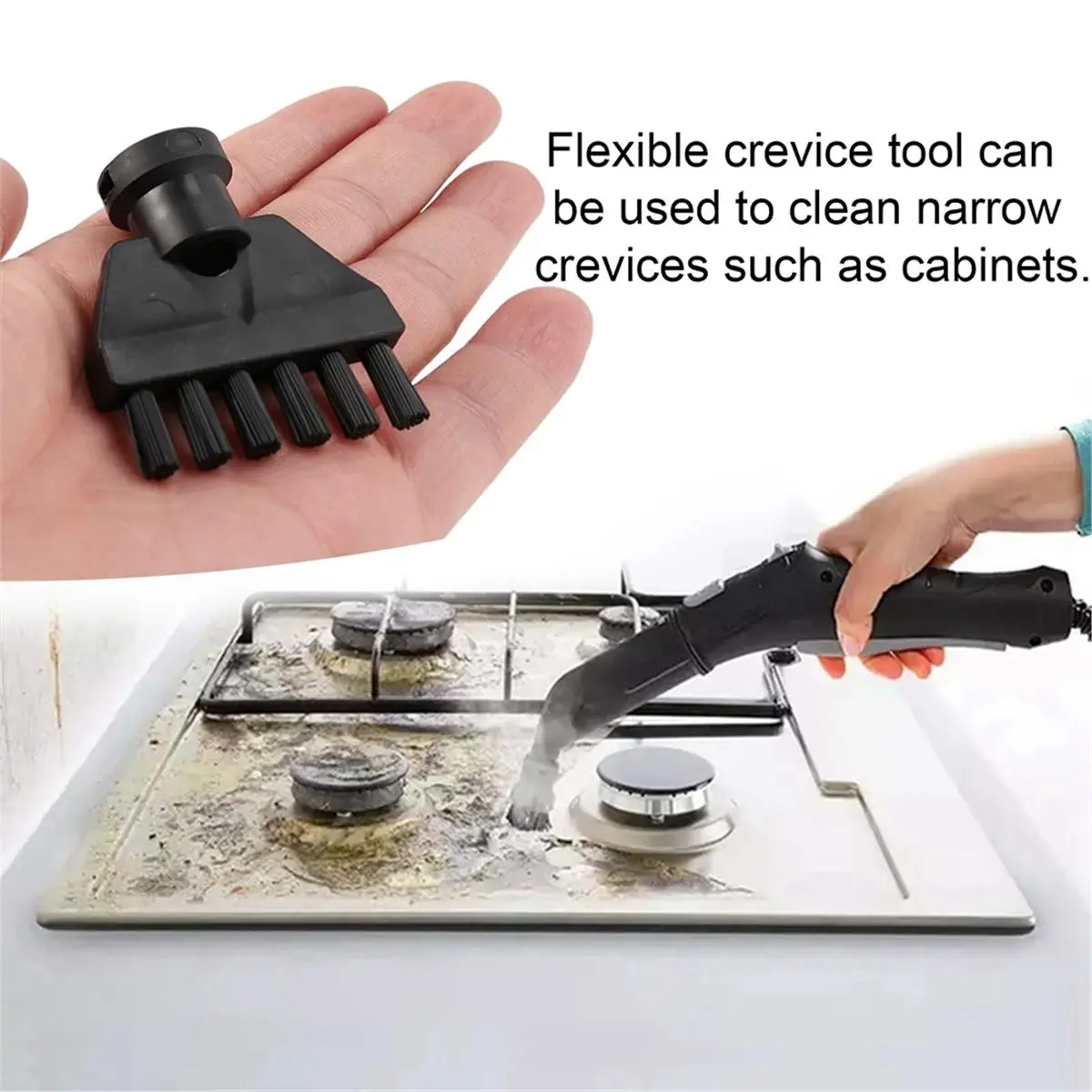 

For Easyfix SC2 SC3 SC4 SC5 CTK10 CTK20 Handheld Magic Steam Brush Accessories Brush Head, Mop Cloth