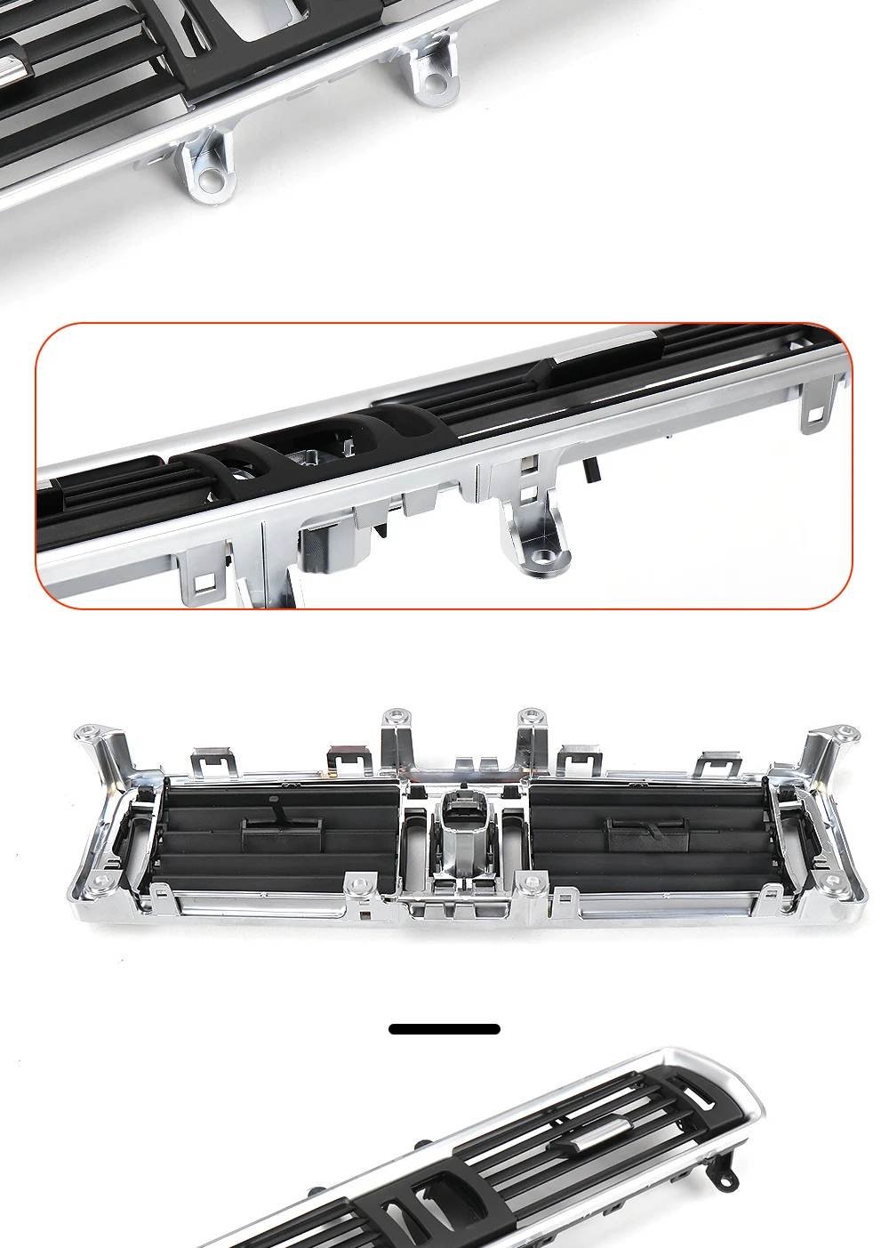 Verbesserte Frischluft klimaanlage AC Entlüftung gitter Abdeck platte für BMW 5er Gran Turismo GT F07 2010 2017 2011-2015 – Detail 3