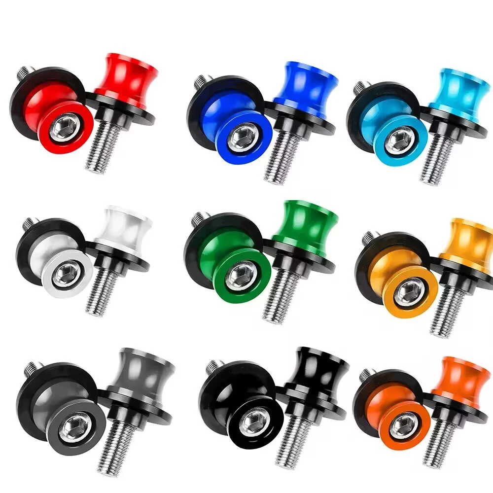 

For YAMAHA MT09 MT-09 SP 2013 2014 2015 2016 2017 2018 2019 2020 2021 2022 2023 2024+ 6MM Swingarm Spools Stand Screws Slider