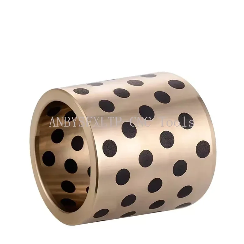 2 Stück JDB Graphit-Kupferhülse – ölfrei, 20x30x25 Mm, Selbstschmierend, Bis 250°C, Für Industrie & Landtechnik