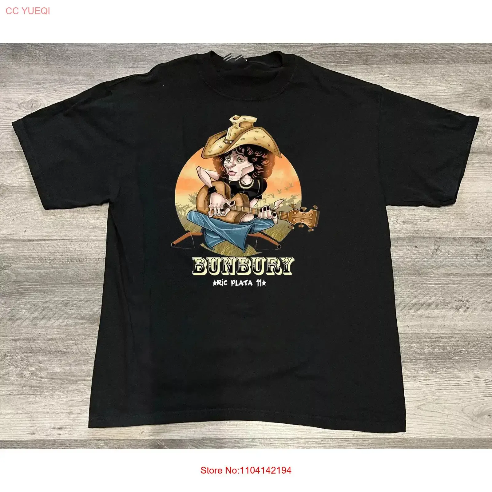 Nueva Camiseta de Algodón Enrique Bunbury, Tallas S a 5XL, Estilo Vintage Lavado, Elástica, Moderna, Elegante, Suave y Cómoda, Informal para Hombre