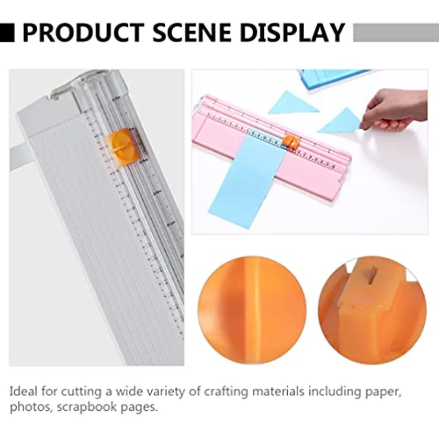 5 قطعة قاطع الورق الصغير A5 شفرات بديلة أداة تشذيب الورق المحمولة عبوات لصياغة صور القصاصات والاستخدام المكتبي