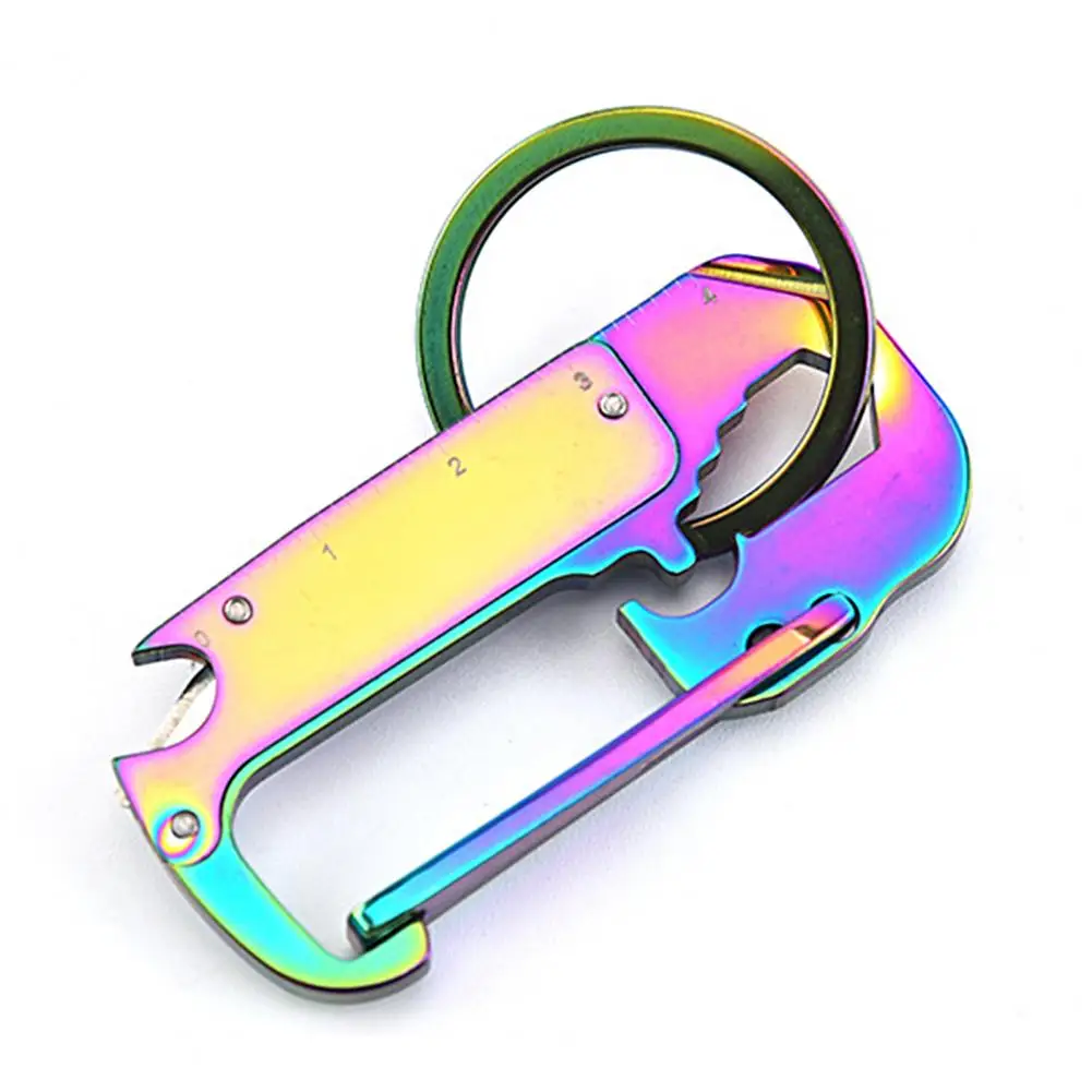 

Eight in One Buckle Practical Durable Rolled Light Treatment Durable Reliable Carabiner Keychain for Camping