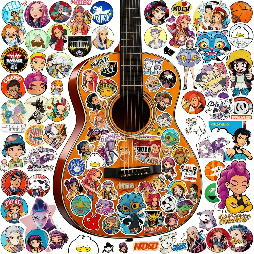 당신이 선택할 수 있는 다양한 스타일 60개의 Kpop 악마 퇴치자 스티커 DIY 스티커 스크랩북 방수 스티커 어린이 선물