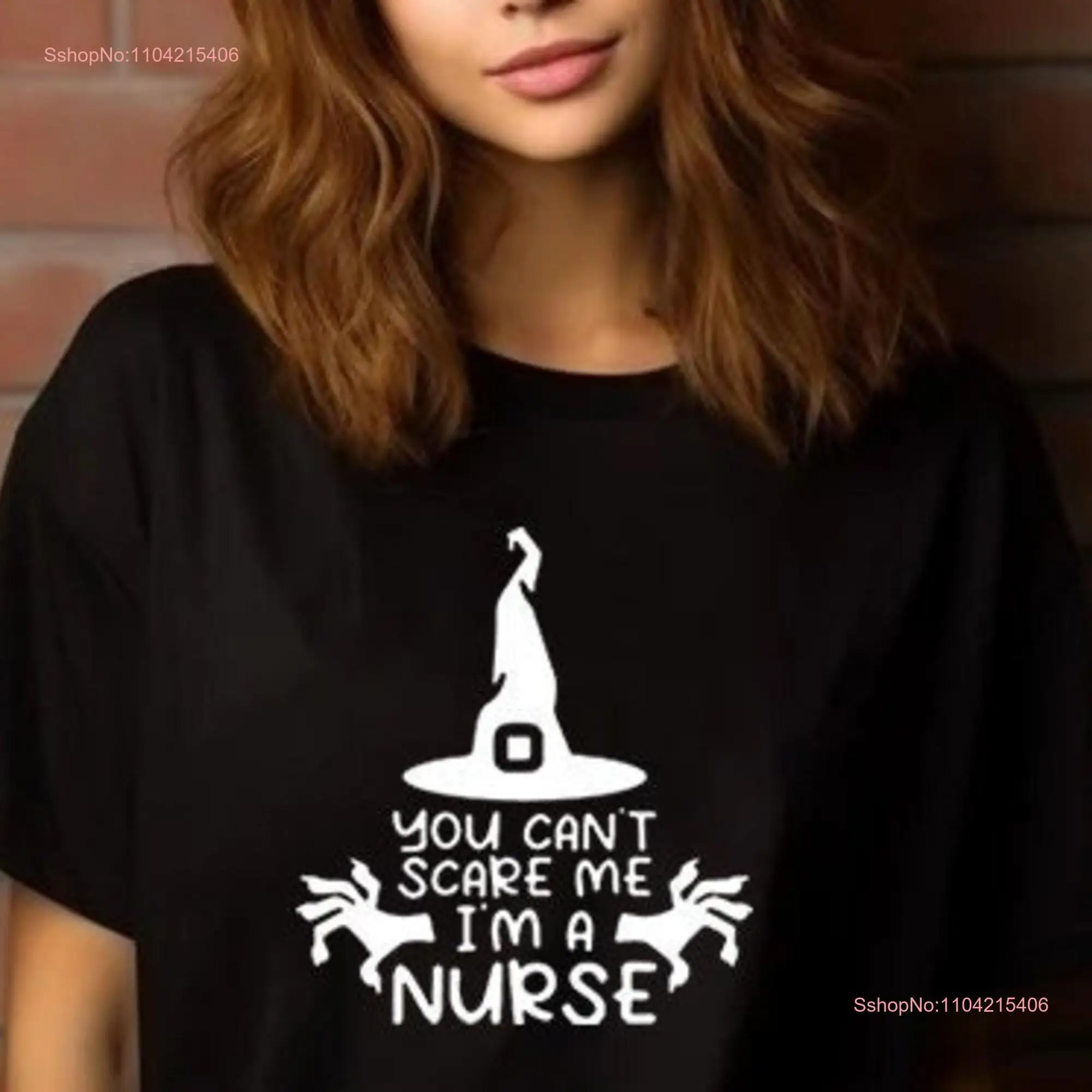 You Can t Scare Me I m a Nurse Shirt Halloween Night Shift Tis The Season Spooky Vibes long or short sleeves