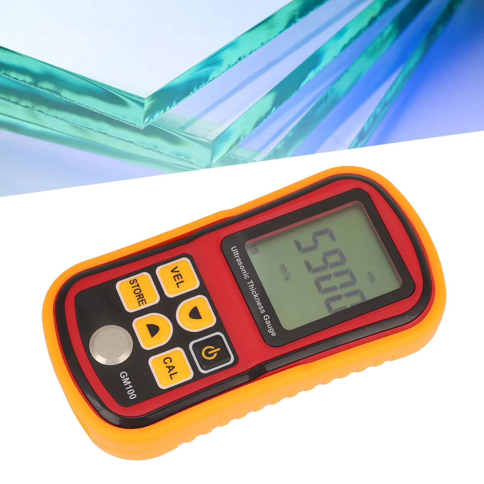 Digital Thickness Gauge GM100 with Min Max Avg Readings Display 2.4 Inch for hd Screen for Industrial Applications