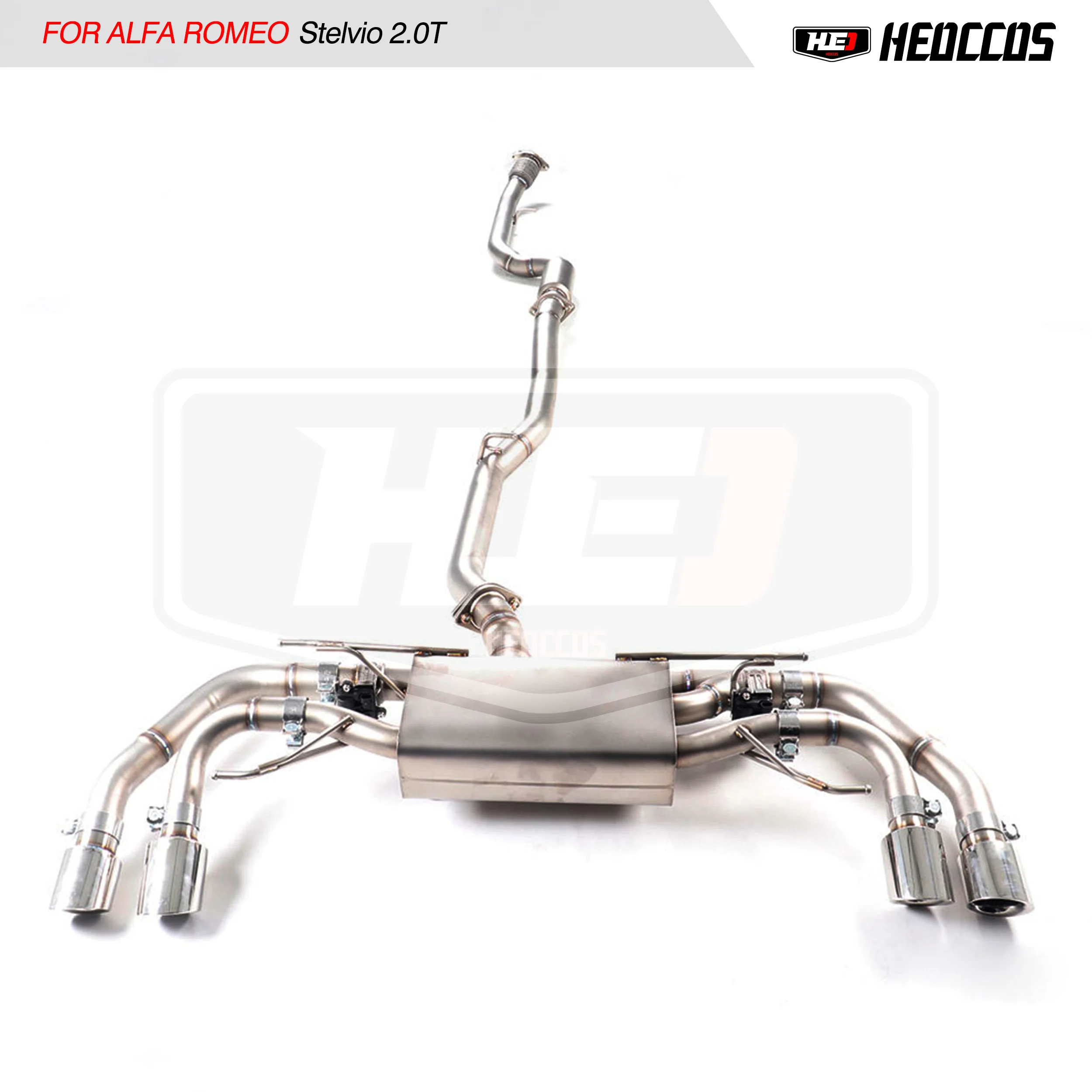 

HEO High performance new stainless steel catback exhaust system For Alfa Romeo Stelvio 2.0T catback exhaust