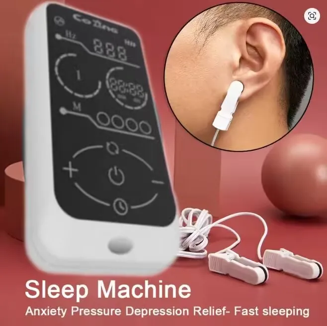 

New CES therapy laser instrument | 1-999Hz precise adjustment | improve sleep quality by 87% | USB charging