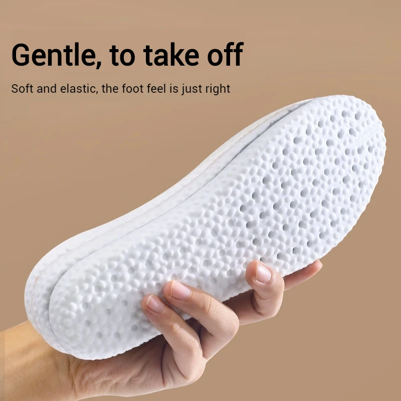 Winter Warm Super Soft PU Insole Comfortable Thick Plush Warm Insole Male and Female Self Heating Insole