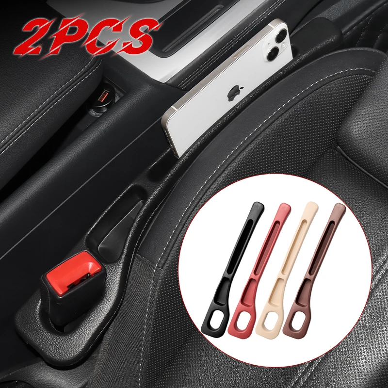 

1 пара органайзера для наполнения зазоров в автомобильном сиденье, водонепроницаемая заглушка для автомобильного сиденья с 2 канавками, хранение зазоров в сиденье, автоаксессуары для интерьера