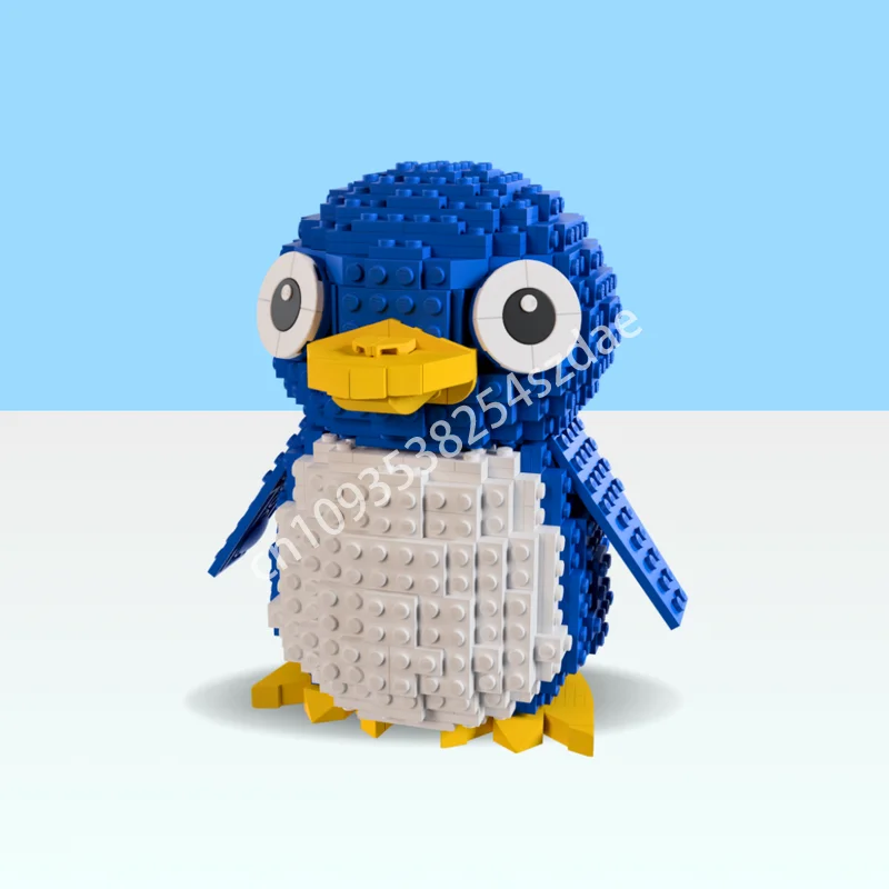

753 шт. MOC пингвин, итальянский сантехник, строительные блоки, строительные рождественские игрушки, подарок STEM, образовательная практическая идея