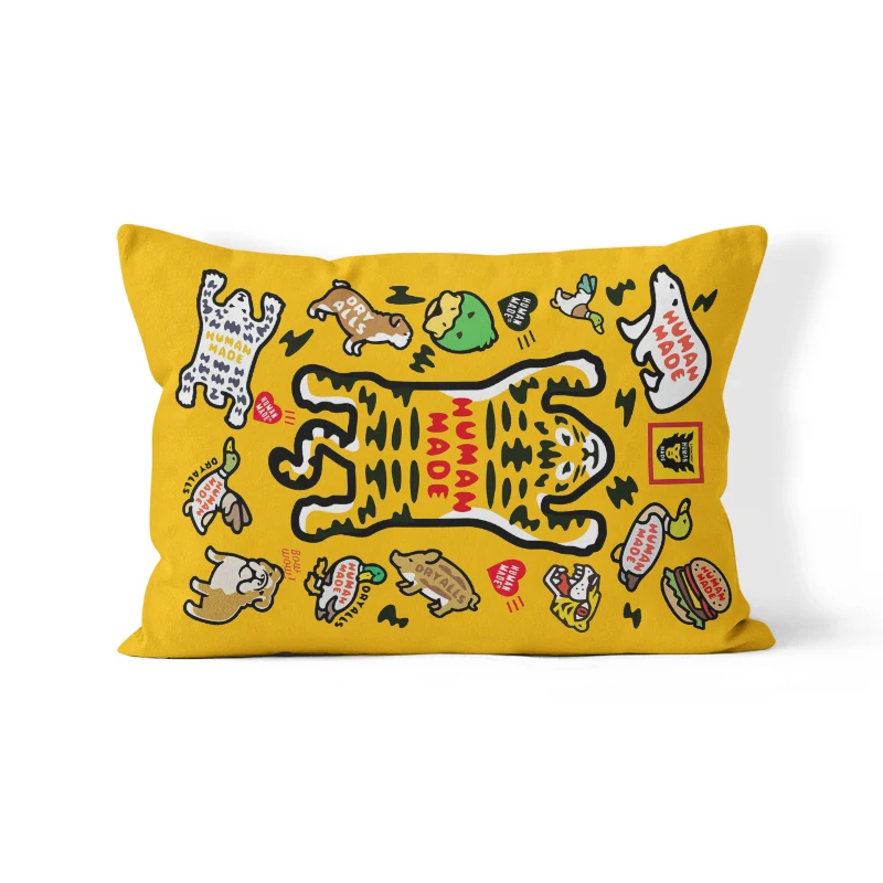 

HUMAN MADE Tiger Duck Tiger Collection Long Cushion Sofa Long Pillow Living Room Bedhead Backrest Waist Pillow
