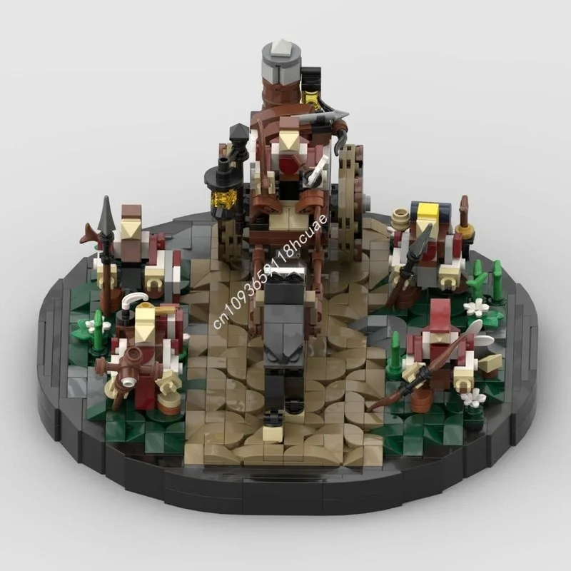 1123 個 MOC ザ・ウェイミリタリーショーキャッスルモデルビルディングブロック建設おもちゃ DIY アイデアレンガ子供クリスマスギフト誕生日