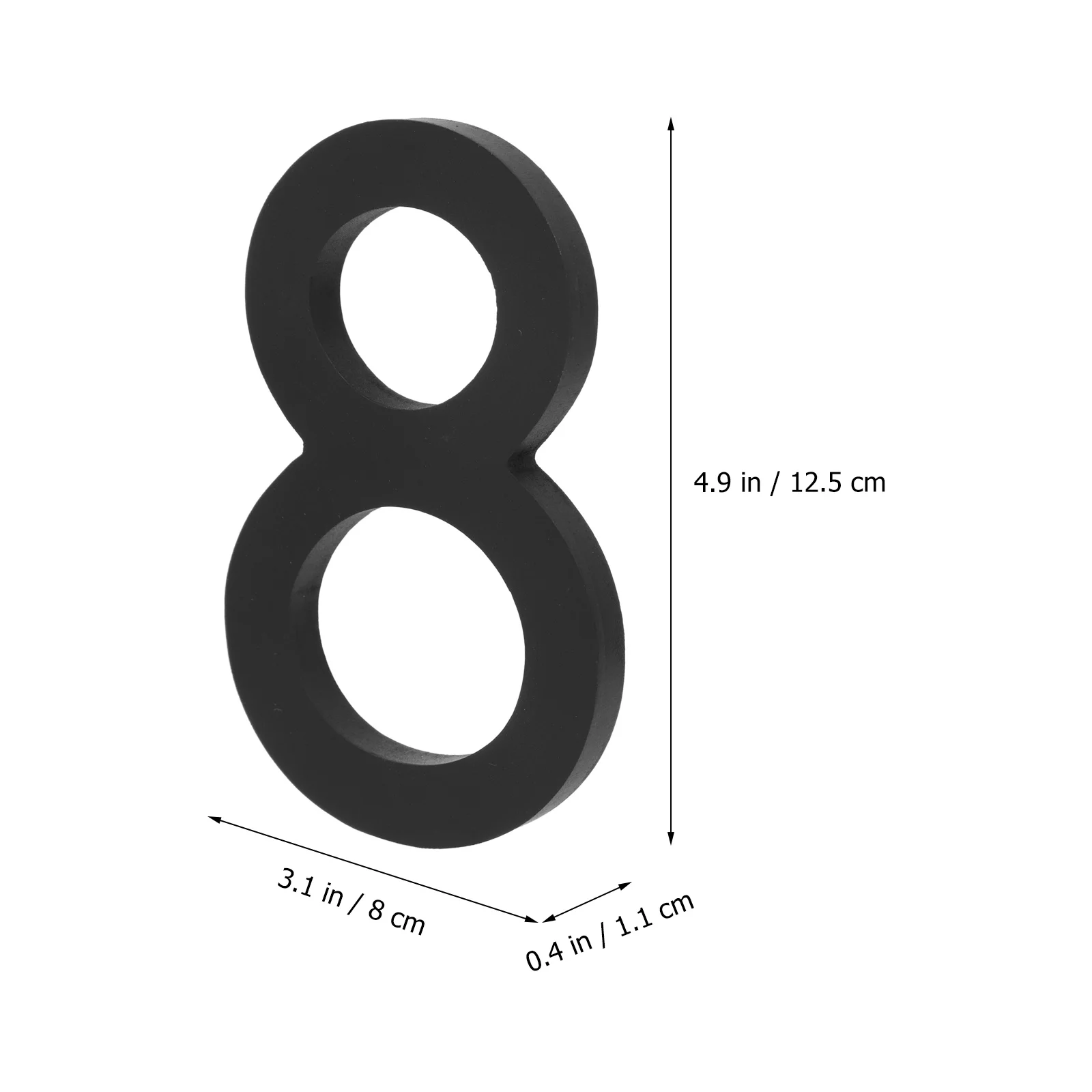 

House Number Door Label Decorative Address Plaque For Home Mailbox Street Corridor Sign Exterior Numbers