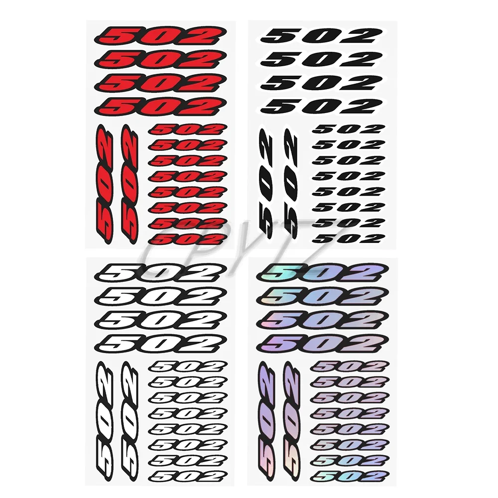 Fit for 502C TRK502 TRK 502 Numbers Sticker Motorcycle Fairing Tail Side Body Logo Decor Decals Stickers Universal