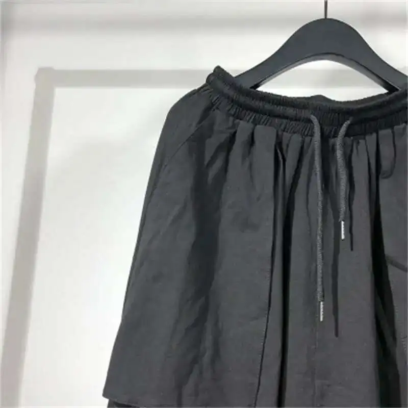 Dark Stall Loose Hanging Summer And Harun Stretch Spring Designer Japanese Street Style Trousers