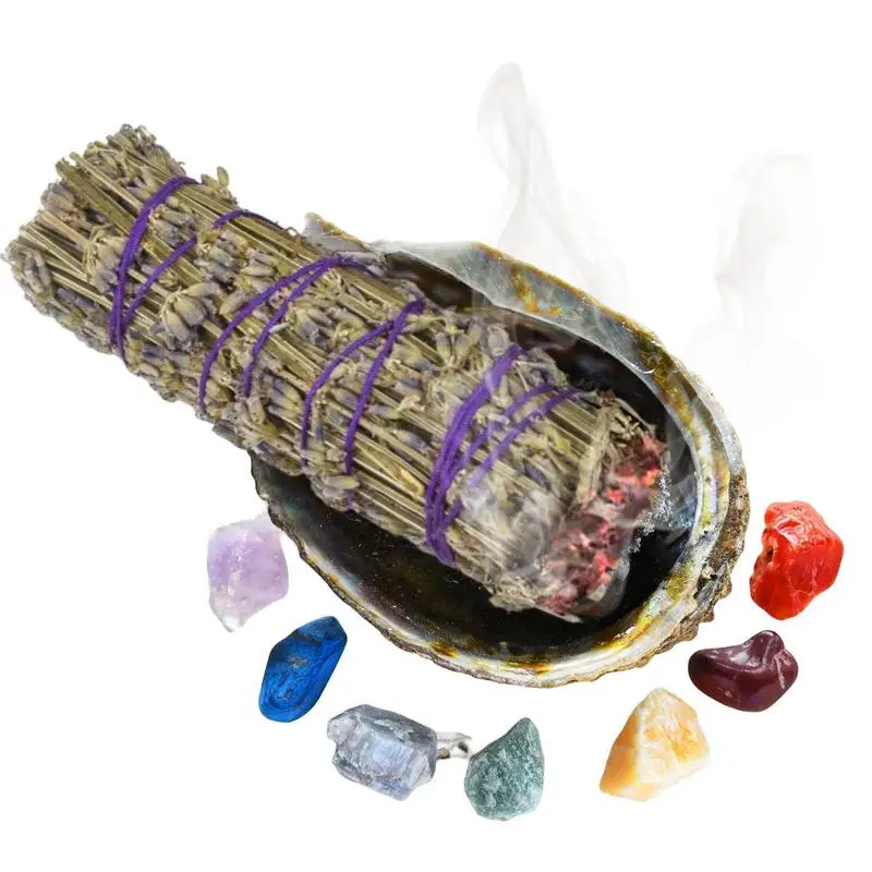 Dried Lavender Smudge Sticks Lavender Bundles For Burning Lavender Incense Wands Natural Lavender Flower Stem Refreshing Aromas