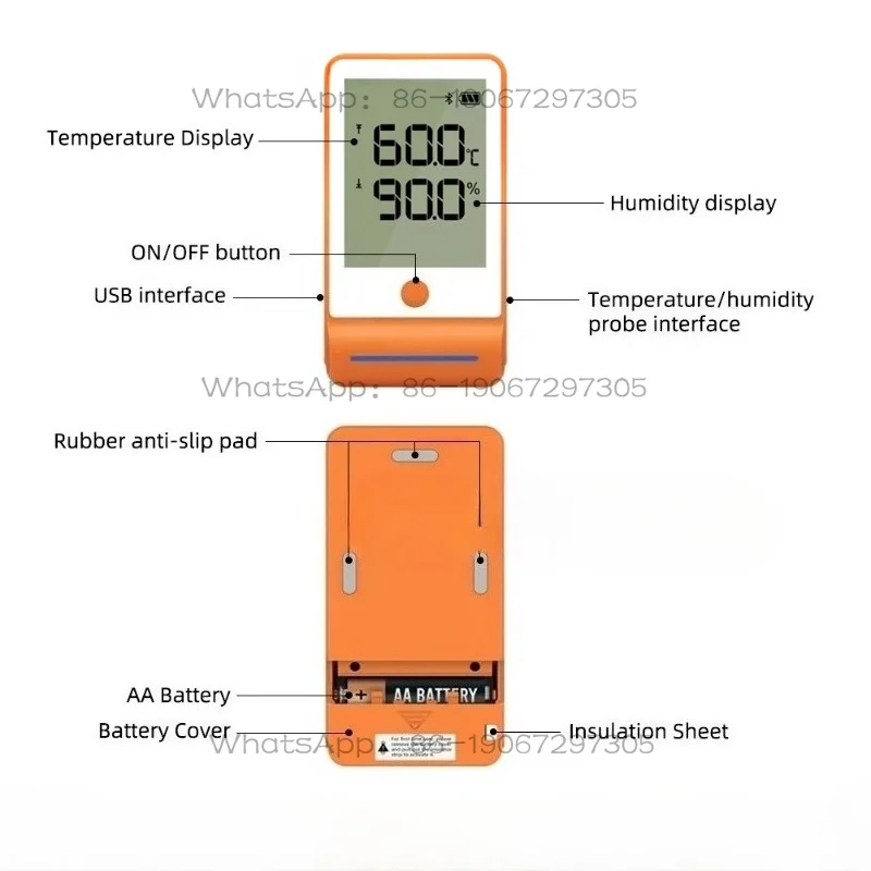 

GSP-6Pro USB Automatic Temperature Data Logger for Refrigerated Cold Chain Transport High-precision Thermometer GSP-6