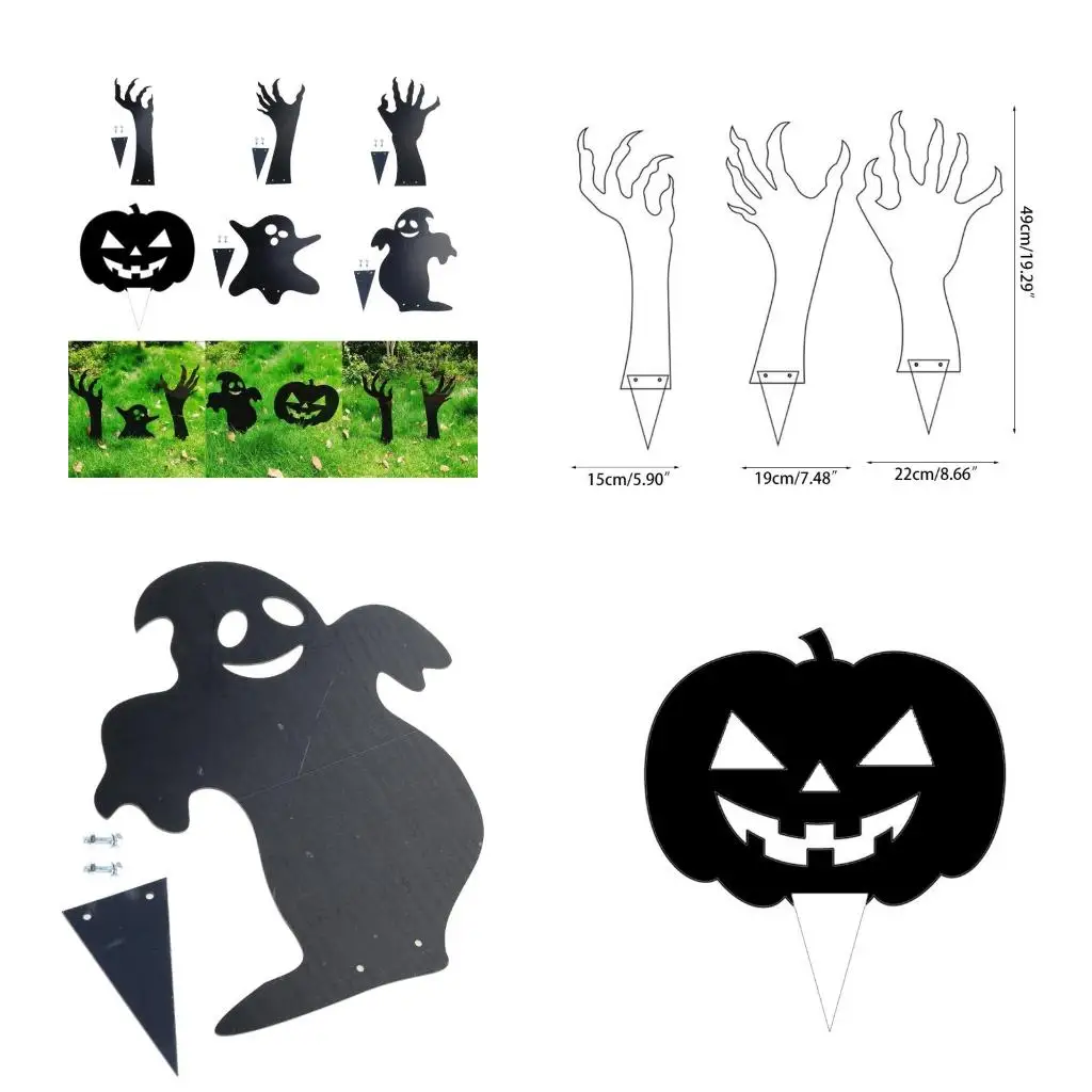 

Ручной кол, декоративные украшения для сада на Хэллоуин для украшения дома, вечеринки, высокое качество