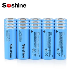 Soshine 26650 4000mAh LiFePO4 Battery 3.2V 4000mAh Rechargeable Battery for Healamps Emergency Light Game Controller Flashlights