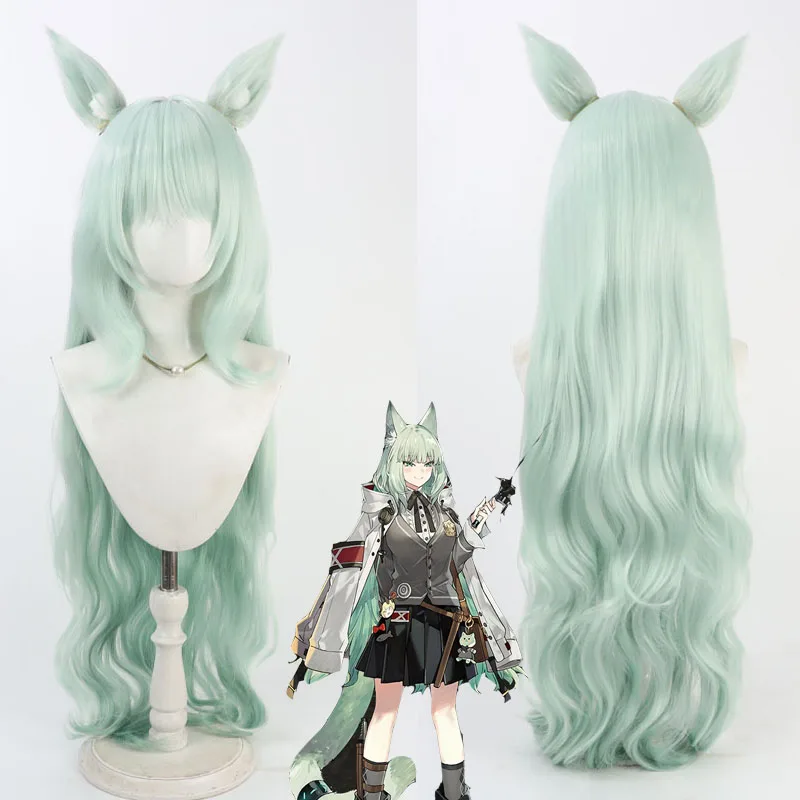 Juego Arknights Harmonie Lexi Fontaine Cos peluca Cosplay Halloween carnaval fiesta Prop pelo sintético fibra resistente al calor + gorro de peluca