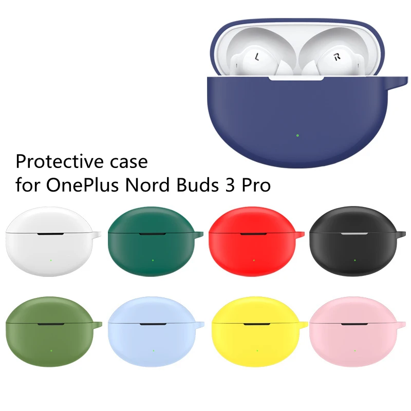 

For OnePlus Nord Buds 3 Pro Headphone Case Silicone Case Drop-proof and Dust-proof Headphone Case