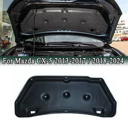 For Mazda CX-5 2013-2017 / 2018-2024 Front Engine Hood Bonnet Insulation Cotton Pad Sound Heat Soundproof Heat Insulation Mat