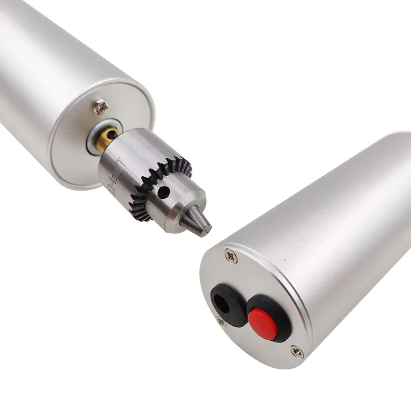 Imagem -05 - Pequeno Conjunto de Broca Elétrica com Alto Torque dc Motor Faça Você Mesmo Grinder Metal Alumínio Shel Compatível com 12v5a Power Adapter Rs555