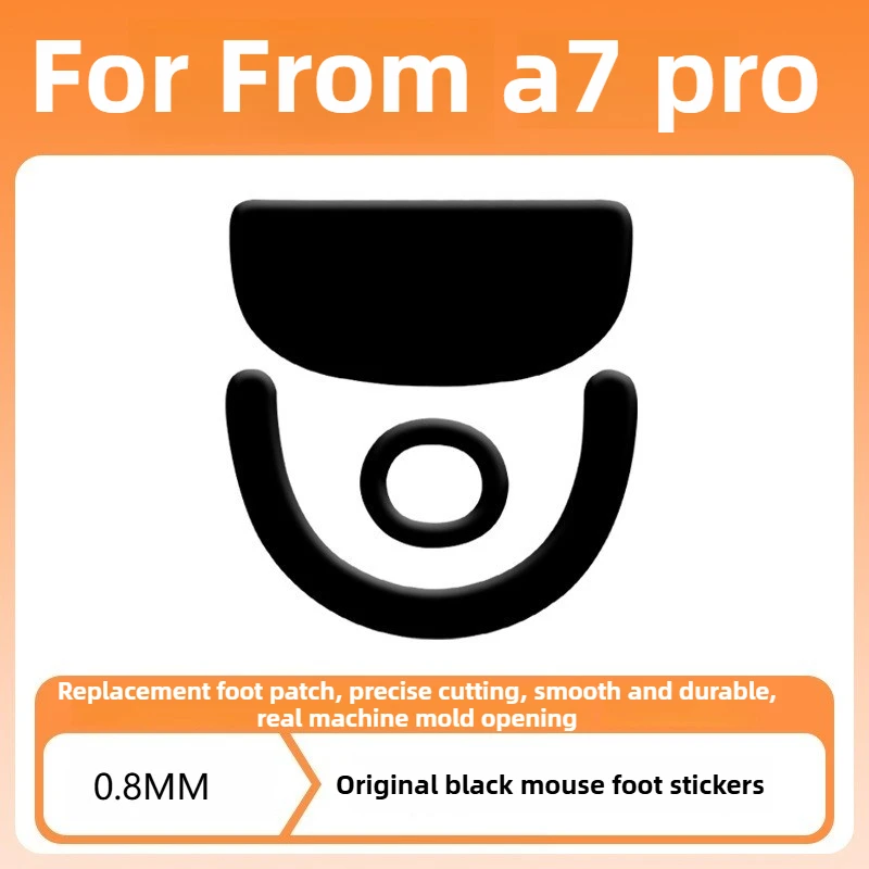 

Black Replacement Anti-Collapse PTFE Mouse Skates Perfect Fit For Gaming Machen/A7PRO Standard Version Mice