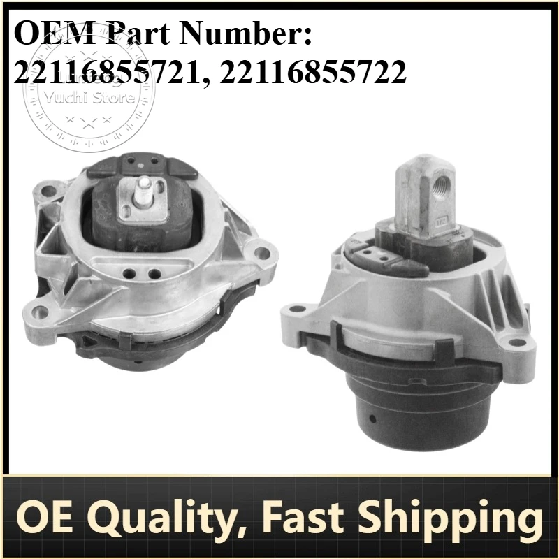

P/N: 22116855721, 22116855722 - Engine Mount for BMW X3 (F25) xDrive 30d (2011-2017), X4 (F26) xDrive 30d/35d (2014-2018)