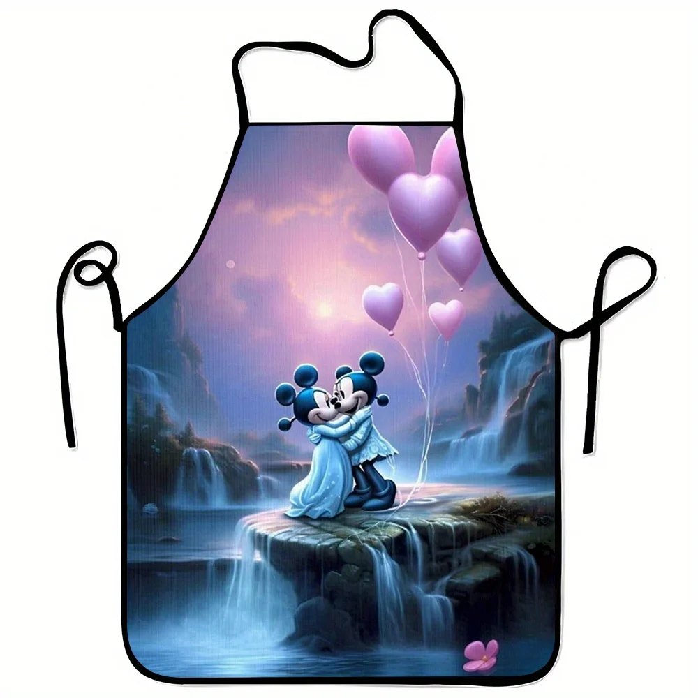 

Цельный фартук Disney с Микки Маусом, идеально подходит для рукоделия, выпечки, рисования, уборки кухни и дома, кухонных принадлежностей