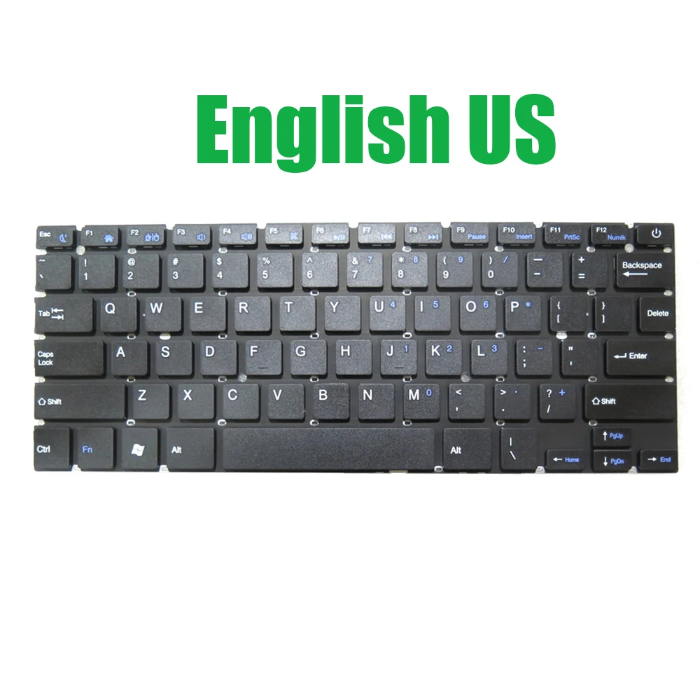 

Сменная клавиатура для ноутбука 34280B053 0280HH YXT-NB92-15 английская, американская, черная, без рамки, неоригинальная, новая