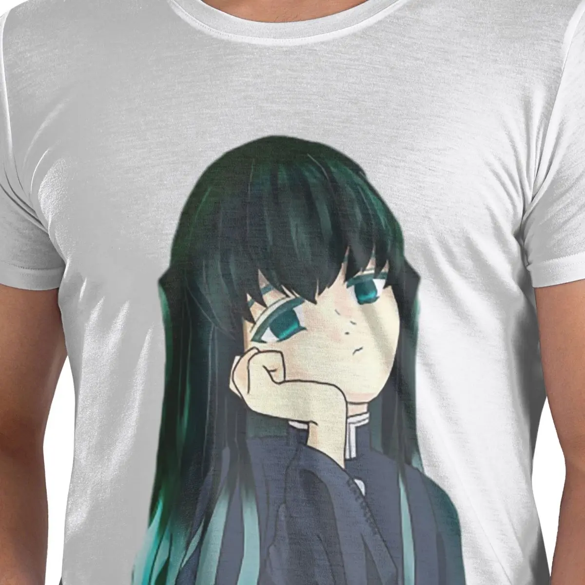 

Muichiro Tokito 100% Cotton T-Shirt Men's Fashion T Shirts Men Crew Neck Short Sleeve S-6XL