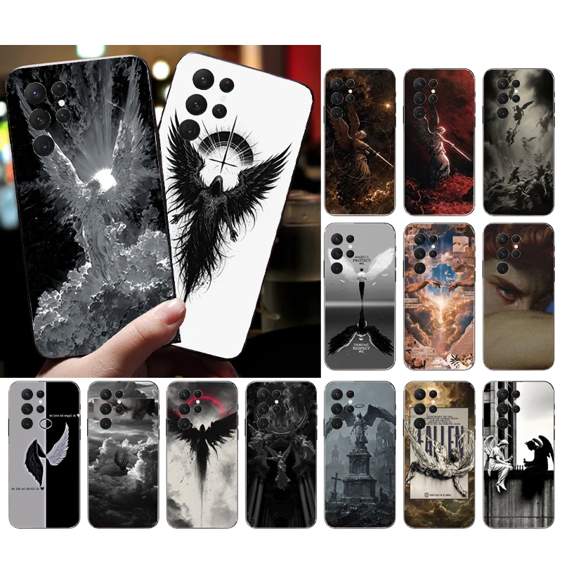 

Phone Case For Samsung Galaxy S26 S25 S24 S23 S22 Ultra S23 S22 S25 Plus S24 FE S26Edge Fallen Angel