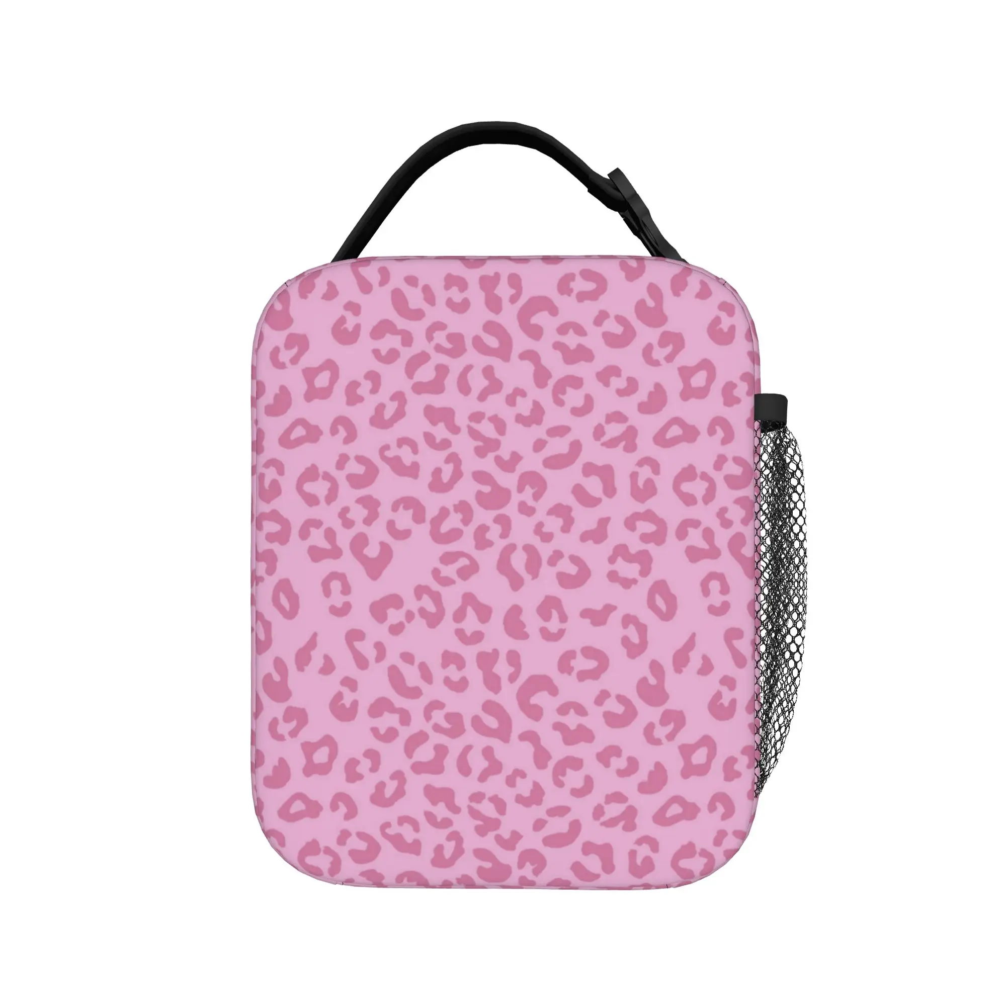 Rainbow Gradient Colorful Leopard Print Lunch Bag For Women  Print Lunch Box Cooler Bag Portable Insulated Thermal Lunch Bags