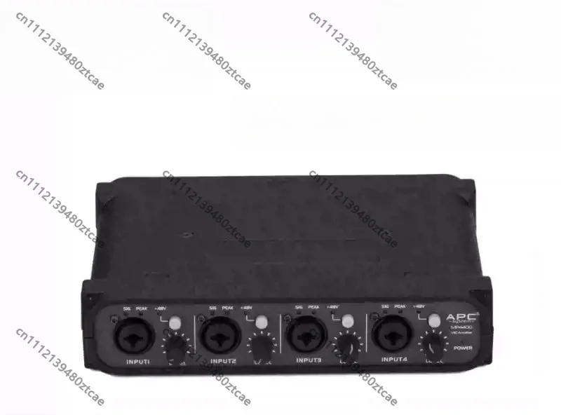 4 In 12 Out Professional Microphone Preamp, Multi Channel Mic Amplifier For Studio Recording And Stage Audio Project