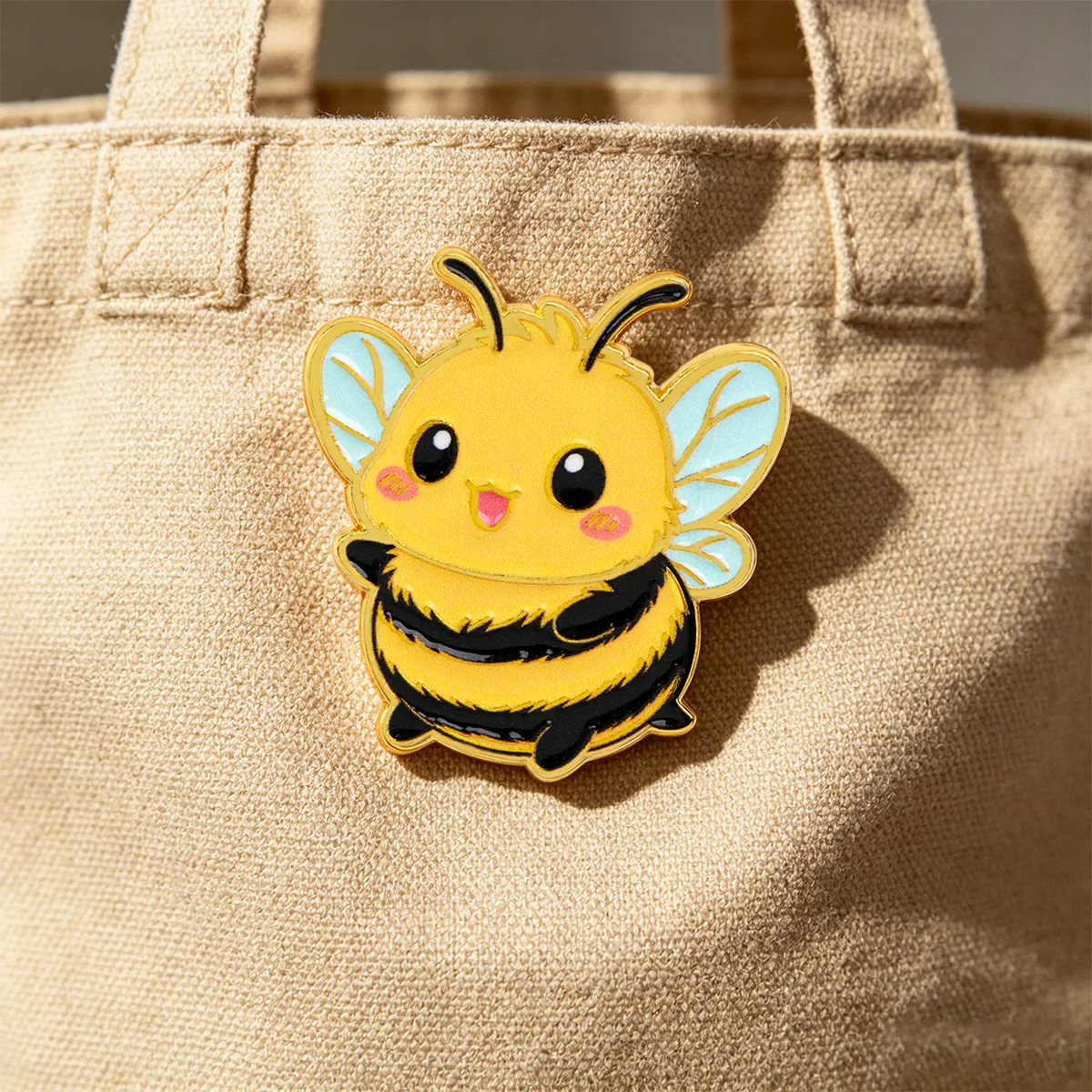Cartoon Insects Enamel Pin Cute Bee Brooch Pines Lapel Pins Badge on Backpack Clothing Accessories Fashion Jewelry Friends Gifts view 2