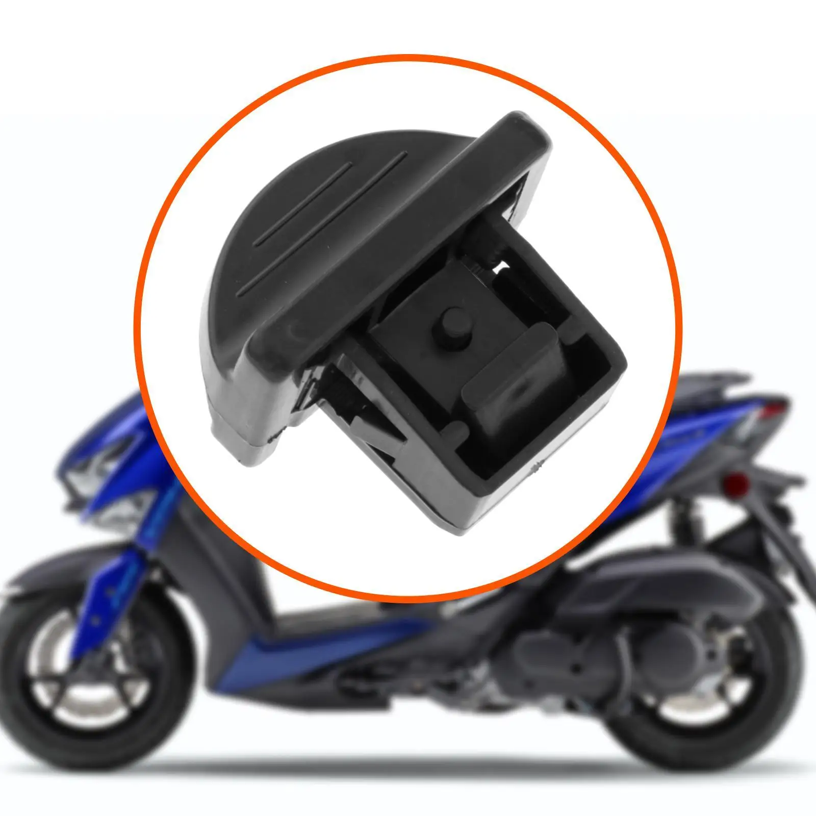 High Quality Lid Latch Fastener Black Glove Box Lock Plastic Replacement for Yamaha GU2-62875-01-00 Under Handlebar